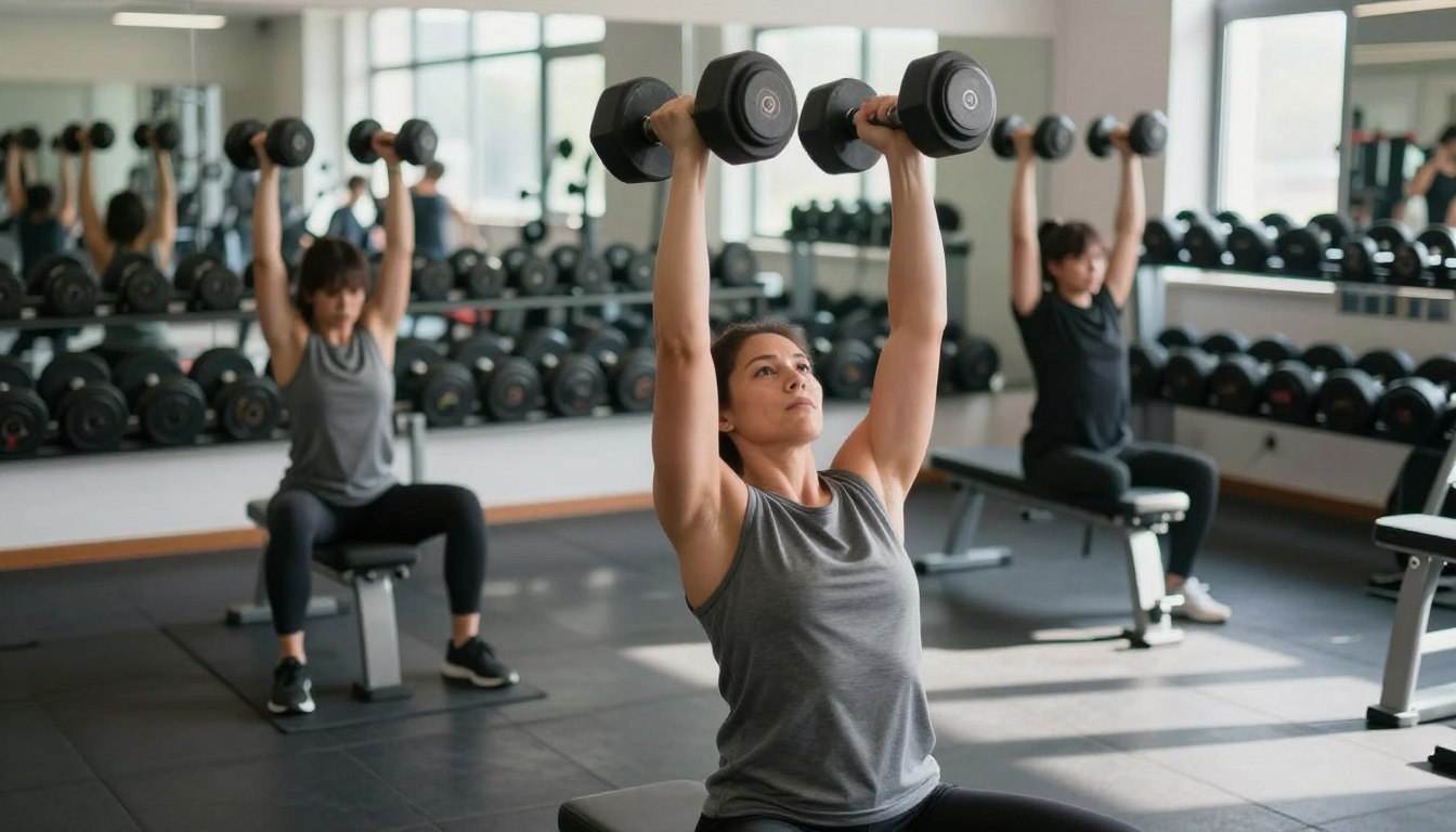 dumbbell workout, dumbbell exercises, upper body dumbbell workout, joint health